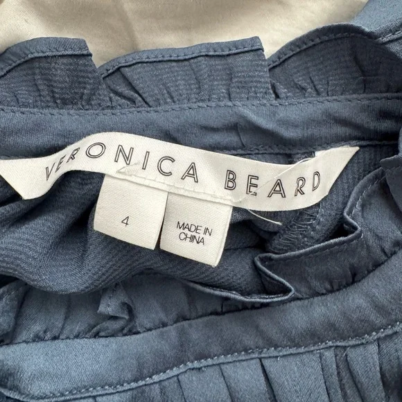 Veronica Beard Mandell top in slate - Picture 6 of 7